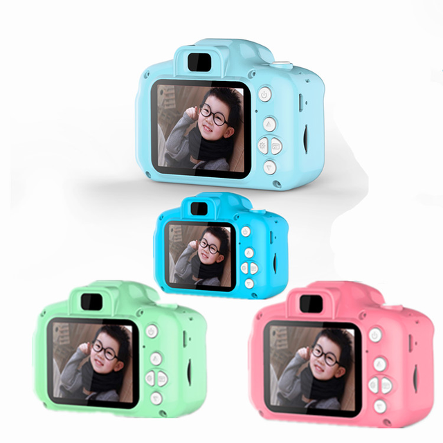 Kids Full HD Video 90 Wide-Angle Lens MicroSD CMOS Sensor MP3 Function-Gift Young 2.0" Digital Photo Camera