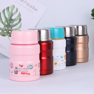 Vendita 2024 vendita calda all'ingrosso 700ml doppia parete in acciaio inox sottovuoto contenitore <span class=keywords><strong>barattolo</strong></span> di cibo Thermos con cucchiaio - Product Image 4