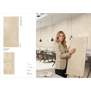 Royal Onyx Gold 900x1800 mm Exquisite Glazed Ceramic Porcelain Slabs Tiles For Luxury Living Room Decor - Product Image 6