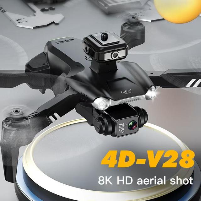 Beginner-Friendly 4-Axis GPS Obstacle Avoidance Foldable Brushless Quadcopter RC Drone 4K HD Dual Camera Plastic Material App