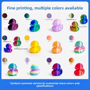 Oferta Especial: Figura de Pato Miniatura Luminosa Impresa en 3D, Adorable Modelo de Animal para Micro Paisajes, Decoración y Adorno, Juguetes de Bolsa Sorpresa - Product Image 3