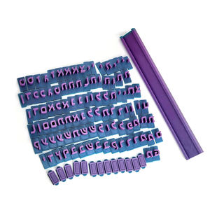 Ensemble de tampons à biscuits alphabet hébreu - 101 tampons lettres AlephBet pour fondant, biscuits et argile, outil de pâtisserie DIY - Product Image 6