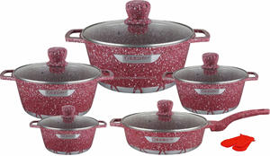 Ollas y sartenes antiadherentes de aluminio fundido a presión de la <span class=keywords><strong>mejor</strong></span> calidad, juego de ollas antiadherentes, sartén, cazuela - Product Image 2