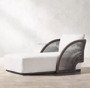 Chaise longue de plage, design classique, profil dramatique, élégante, pour jardin, patio, mobilier d'extérieur - Product Image 3