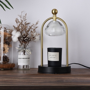 Diffuseur de <span class=keywords><strong>Cire</strong></span> Électrique en Céramique, Bois et Métal, <span class=keywords><strong>Chauffe</strong></span>-Parfum Sans Flamme, <span class=keywords><strong>Chauffe</strong></span>-Aroma pour la Maison, Décoration et Aromathérapie - Product Image 2