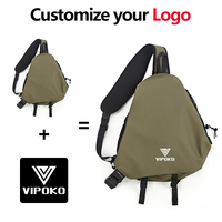 Bolso Bandolera Deportivo Personalizado de Tela Membrana, Transpirable, con Panel Trasero Acolchado, para Actividades al Aire Libre