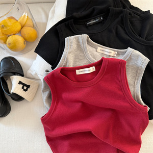 Nuovo Arrivo: T-shirt Senza Maniche a Costine in Cotone Tinta Unita per Adulti e Bambini - Top Estivo Carino per Papà e Ragazzi - Product Image 4