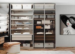 Fabricante de Muebles personalizados Muebles de dormitorio Diseño de armario moderno modular de madera Armario de dormitorio Estilo minimalista - Product Image 6