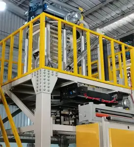 Mesin Tiup Film Plastik, Kecepatan Tinggi ABA Tiga Lapisan PE Mesin Ekstruder Film Plastik Ekonomi