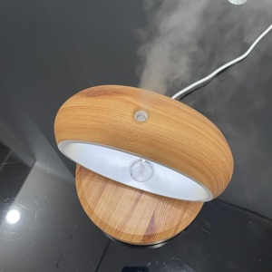 Humidificateur Rechargeable OEM CE ROHS Woodgrain Ultrasonic Desktop Electric Cool Mist Air Water Drops Anti Gravity Humidifier - Product Image 6