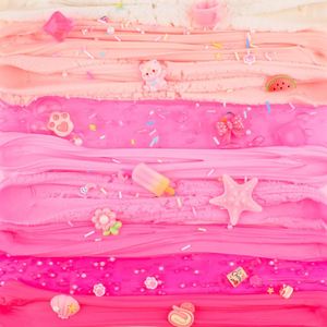 Kit d'activités créatives pour slime, incluant des styles Cloud Crystal Butter, des perles de mousse et des paillettes, jouet créatif pour enfants - Product Image 6