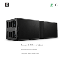 Sistema de Sonido Profesional de Línea de Altavoces de Tres Vías con Dos Altavoces de 15 Pulgadas para Estadios, Teatros y Grandes Espectáculos