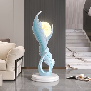 Lumière créative <span class=keywords><strong>d</strong></span>'art de plume avec sculpture <span class=keywords><strong>d</strong></span>'<span class=keywords><strong>oiseau</strong></span> réaliste artisanat en résine fait à la main pour la lampe de table moderne de luxe cadeaux de <span class=keywords><strong>d</strong></span>écor à la maison - Product Image 6