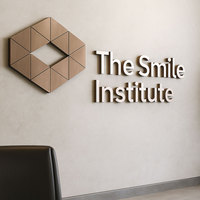 Letrero Metálico 3D Personalizado, Letrero de Pared de Acero Inoxidable Cepillado, Letrero 3D, Letras de Canal Metálicas, Letrero Comercial para Pared