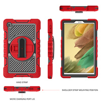 Étui de protection pour tablette Samsung Galaxy Tab A7 Lite, professionnel, robuste, anti-chute, pour l'extérieur