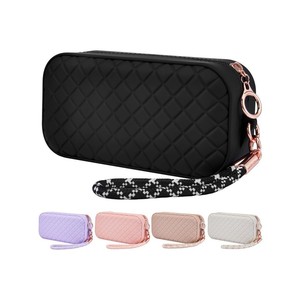 Sac cosmétique portable en silicone pour femme, pour voyage, imperméable avec fermeture à glissière - Product Image 2