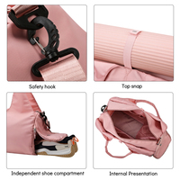 Sac de sport Oxford imperméable grand format avec sangle détachable, multi-poches, pour voyage, sport, nuit, homme et femme, sac à main quotidien pour l'entraînement