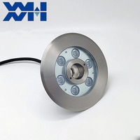 Luz LED RGBW para Fuente Subacuática, Controlada por DMX, de Acero Inoxidable 304, IP68, para Parques Acuáticos Interactivos Municipales