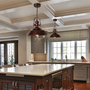 Sunsir SKD Projet Personnalisé Vente en Gros Lustre Rétro Industriel Décoration Intérieure Fer Métal Suspension 110V 220V Loft Light - Product Image 4