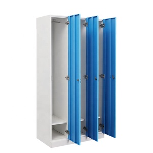 Semitree — <span class=keywords><strong>casier</strong></span> métallique à 3 portes <span class=keywords><strong>pour</strong></span> bureau industriel, garde-robe en acier, armoire de dressing, avec serrure et fer à manteau - Product Image 4