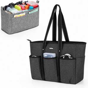 Bolsa de Enfermera Profesional Personalizada para el Hogar, Bolsa de Trabajo Grande con Bolsillo y Cremallera para Enfermeras y Maestras - Product Image 3