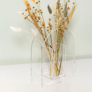 Estante de exhibición de acrílico de jarrón de arco de Amanecer nuevo personalizado de fábrica para tienda de joyería soporte de exhibición de tienda de bodas - Product Image 1