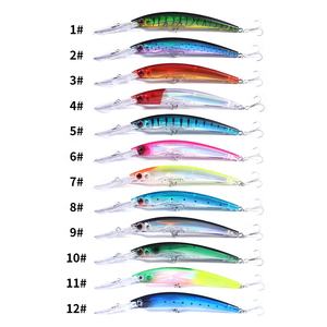 Groothandel MI203 17cm 23.5g Grote Maat Grote Vis Hard Aas Minnow Vislokken met Lange Tongplaat - Product Image 2