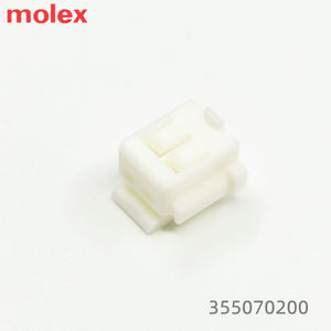 Conector Molex Original 355070200 <span class=keywords><strong>Sherlock</strong></span>, Cable de <span class=keywords><strong>2</strong></span>.0 mm, <span class=keywords><strong>2</strong></span> Pines, Carcasa Blanca - Product Image 4
