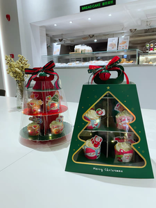 Support à gâteaux à trois niveaux en papier pour décoration <span class=keywords><strong>de</strong></span> mariage et <span class=keywords><strong>de</strong></span> fête, vente en gros - Product Image 4