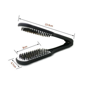 Peine de Carbono Plegable en Forma de V para Peinar y Alisar el Cabello en Salón de Belleza - Product Image 3