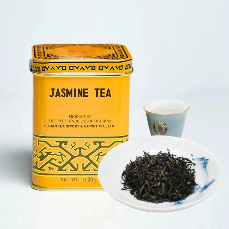 FC38 1030 vendita calda 100% naturale cinese Fujian Cha 120g foglie di tè verde puro tè al gelsomino