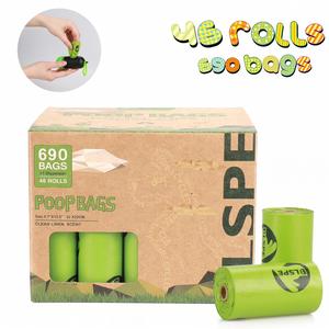 Eco-Friendly 690 Bag 46-<b>Roll</b> Set Luxury Biodegradable Compostable Plastic Dog Poop Bags with <b>Fruit</b> Scent for Pet Owners - Product Image 3