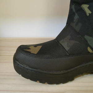 Ventes directes d'usine bout rond confortable laine polaire doublure bottes de neige douces Camouflage chaussures de randonnée et d'alpinisme en plein air - Product Image 3
