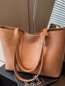 2026 Spring Summer Color Block Large Capacity Tote <b>Bag</b> For Women Premium Texture Casual ingle Shoulder Handbag - Product Image 5