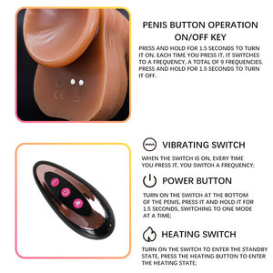 Consolador Eléctrico para Mujer, Juguete Sexual, Pene Grande, Novedad, Juguetes Sexuales de Amor, Productos para Adultos, Masturbación - Product Image 4