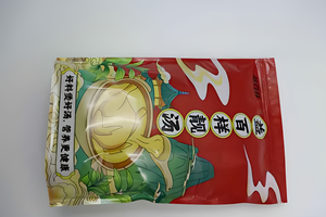 Bolsas de papel de aluminio impresas personalizadas para alimentos, ventana transparente con cremallera resellable y segura para alimentos para almacenamiento de especias, fruta para alimentos para mascotas - Product Image 3