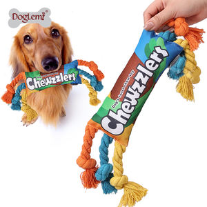 Giocattoli da masticare per cani all'ingrosso eco-friendly gioco interattivo di peluche che gioca a spazzolino da denti resistenti masticatori aggressivi Twist Candy gatti - Product Image 4