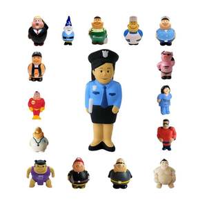 Balle anti-stress en forme de super-héros, logo personnalisé imprimé, balles anti-stress en PU avec logo à imprimer, jouets anti-stress - Product Image 3