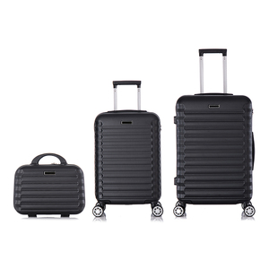 Bán hàng nóng Trọng lượng nhẹ khóa vali thiết lập công suất lớn không gian nội thất hành lý Bộ bánh xe Spinner - Product Image 4