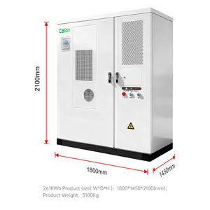 LIFEPo4 Industriel &amp;   Système de stockage d'énergie hors réseau BESS 261 kWh, refroidi par air, solaire, commercial, extérieur, 261 kW - Product Image 4