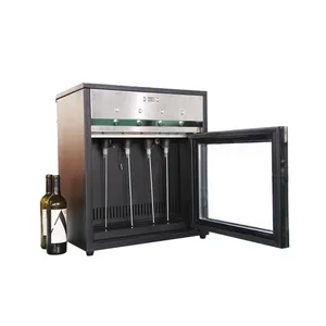 Dispensador de vinho para bar com 4 garrafas