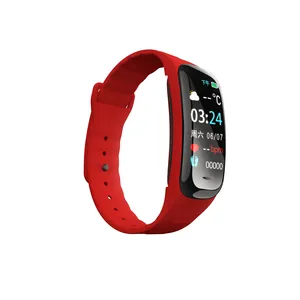 0.96 "mavi diş saatler erkekler kan basıncı nabız monitörü spor fitness takip chazı smartwatch akıllı akıllı İzle kadınlar