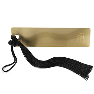 High Quality <strong>Bookmarks</strong> Custom Gold Plated <strong>Metal</strong> <strong>Bookmarks</strong> Simple Zinc Alloy Flat 3D <strong>Bookmark</strong> with Chain - Product Image 4