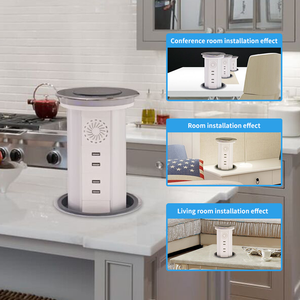 Tùy chỉnh 10 Wát nhà thông minh tự động không dây sạc Shell popsocket 2 AC cửa hàng 2 cổng <span class=keywords><strong>USB</strong></span> 16A đánh giá không thấm nước ổ cắm nhựa - Product Image 2