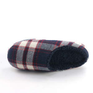 Slip on forrado de felpa de felpa de espuma de memoria cálida de invierno para mujer <span class=keywords><strong>Zapatillas</strong></span> de interior de cuadros a cuadros - Product Image 3
