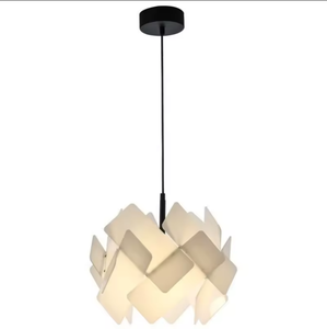 Lampe suspendue d'art nordique moderne Grand lustre rond en métal Chambre à coucher Restaurant Bar Maison Hôtel Commutateur Contrôle 220V ODM Fourniture - Product Image 6