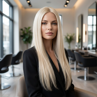 Topper en cheveux humains Remy européens doublement tirés, brun clair respirant, avec système d'intégration en maille filet, pour femmes souffrant de cheveux clairsemés, densité 150%