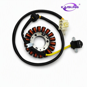 Bobina de Generador para Motocicleta <span class=keywords><strong>Honda</strong></span> <span class=keywords><strong>Lead</strong></span> <span class=keywords><strong>110</strong></span>, Bobina de Estator con Apertura de 6MM, 12V CC, Pieza de Repuesto Directa - Product Image 1