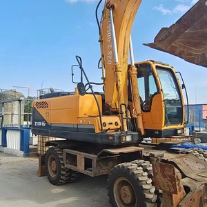 Excavatrice sur pneus Hyundai 21 tonnes, d'origine Corée, garantie 1 an, moteur, pompe, système entièrement hydraulique - Product Image 3