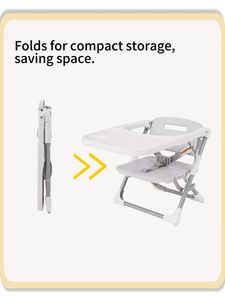 <span class=keywords><strong>Chaise</strong></span> <span class=keywords><strong>haute</strong></span> pliable et portable avec plateau, sans basculement, <span class=keywords><strong>pour</strong></span> bébé, idéale <span class=keywords><strong>pour</strong></span> la salle à manger et le camping - Product Image 3